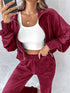 'Ursel' Crop Top and Joggers Set - Celes Fashion